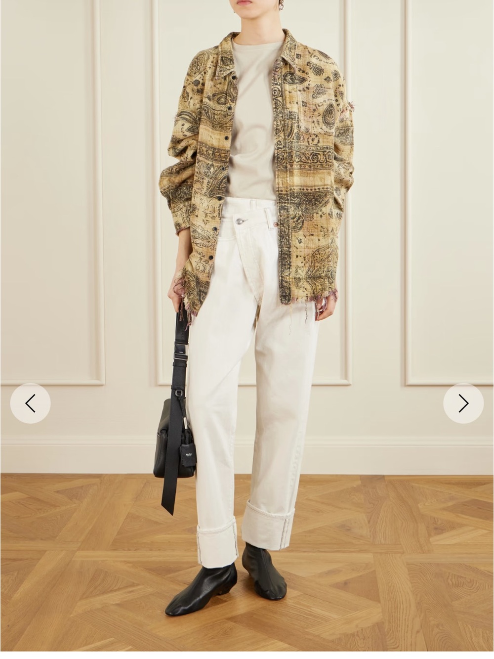 R13 Off-White Denim Jeans - Picture 3 of 8